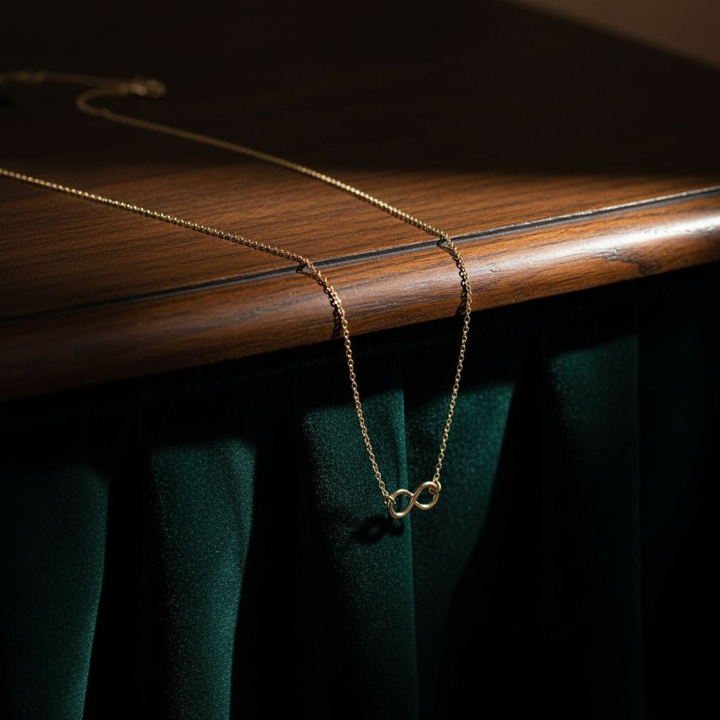 14K Gold Infinity Symbol Necklace
