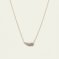 14K Gold Natural Pearl Smile Necklace
