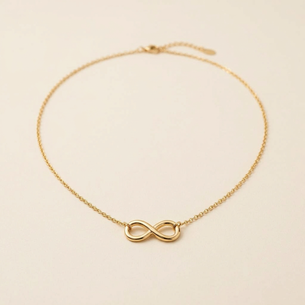 14K Gold Infinity Symbol Necklace